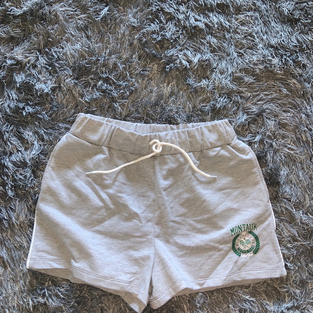 Grey lounge shorts